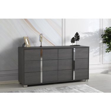 Giulia Dresser in Matte Gray