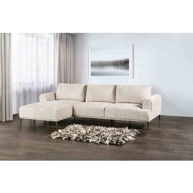 Gladbach Left Chaise L-Shaped Sectional In Light Brown