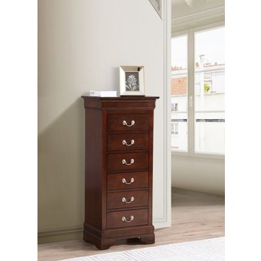 Glory Furniture G3125 Lingerie Chest in Cappuccino