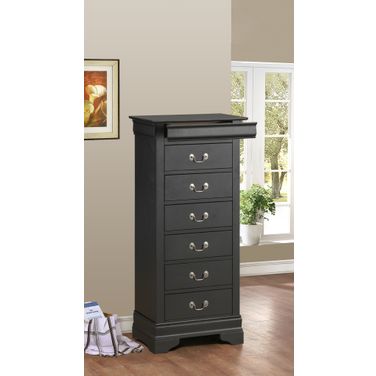 Glory Furniture G3150 Lingerie Chest in Black