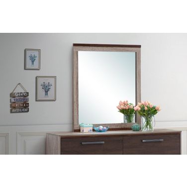 Glory Furniture Magnolia Gray/Brown Mirror