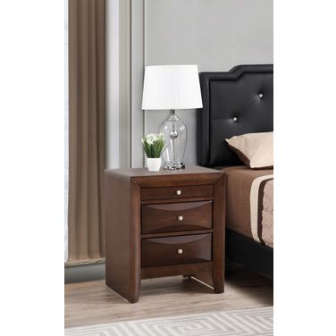 Glory Furniture Nightstand in Cappaccino