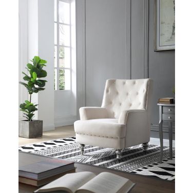 Glory Furniture Pamona Ivory Chair