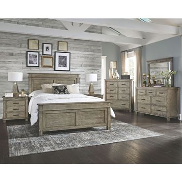 Glacier Point Greystone Panel Bedroom Set