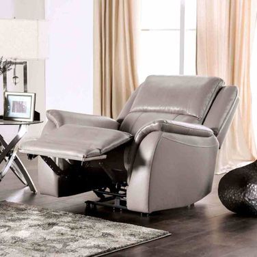 Gorgius Power Recliner In Light Gray