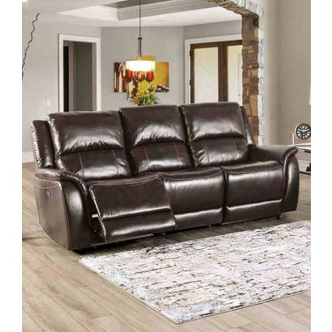 Gorgius Power Sofa In Espresso