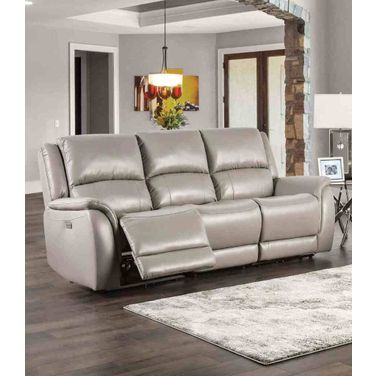 Gorgius Power Sofa In Light Gray