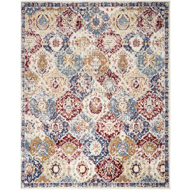 Grafix 7'10" x 9'10" Indoor Rug In Blue Multi