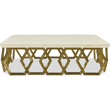 Grand Tour Furniture Devon Cocktail Table In Gold