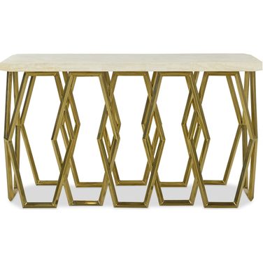 Grand Tour Furniture Devon Console Table In Gold