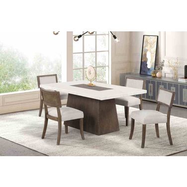 Grasten Dining Table In Dark Walnut