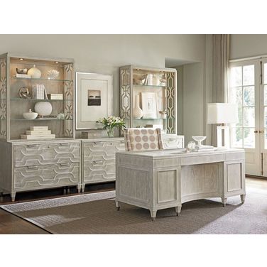 Greystone Pearl Aspen Avery Home Office Set