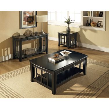 Cassidy Ebony Occasional Table Set