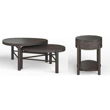 Hadleigh Occasional Table Set In Coffee Bean
