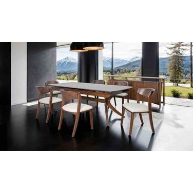Hadsten Dining Room Set In Rich Walnut