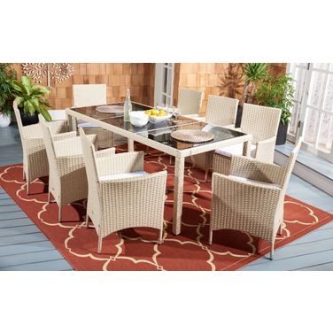 Hailee Dining Set in Beige