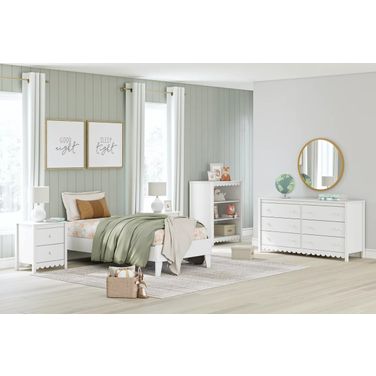 Hallityn Youth Platform Bedroom Set In White