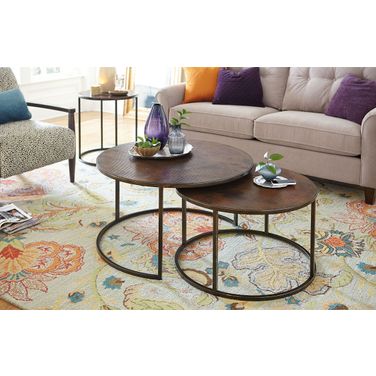 Sanford Round Occasional Table Set