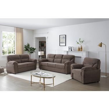 Hamilton Living Room Set In Brown