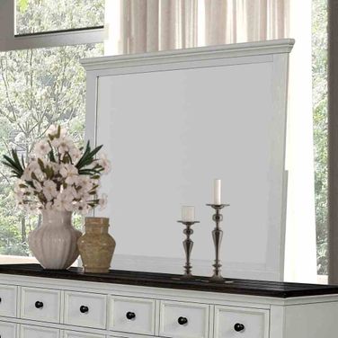 Hampstead Mirror In White