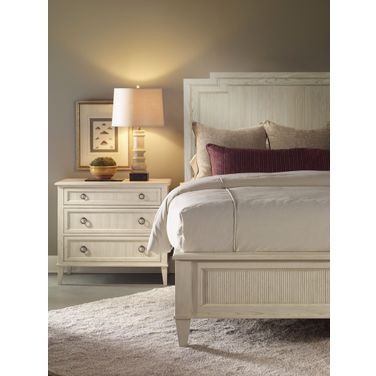 Hampton Bedroom Set In Chalk