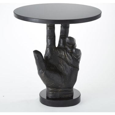 Hand Table In Bronze