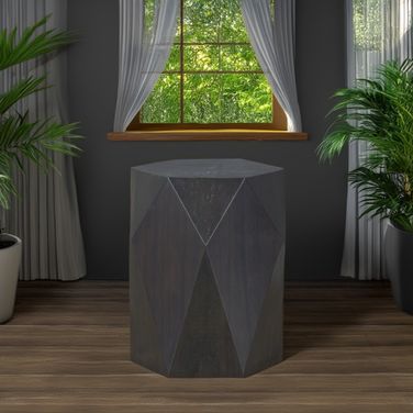 Hanniel End Table In Black