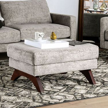 Harlech Beige Ottoman