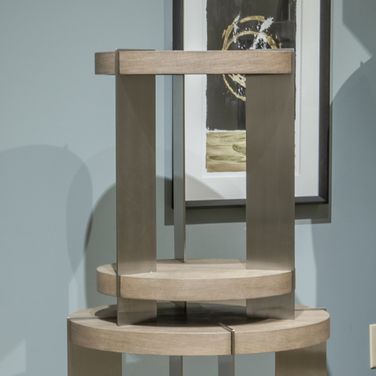 Harlow Chairside Table In Sandstone