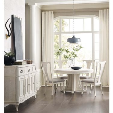 Harmony Round Dining Set In In Eggshell