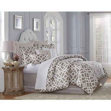 Harper 9 Piece Queen Comforter Set In Natural
