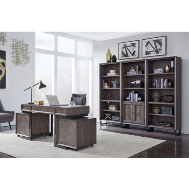 Harper Point Fossil 60 Inch Home Office Set