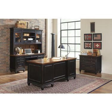 Hartford Home Office Set In Black