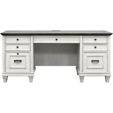 Hartford Wood Credenza In White