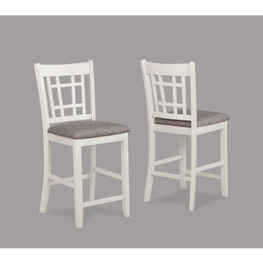 Hartwell Counter Height Chair Set of 2 In Chalk Grey