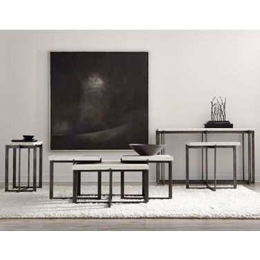 Hathaway Metal Bunching Square Occasional Table Set
