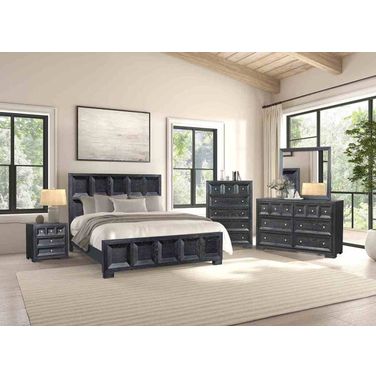 Hatton Cross Bedroom Set In Weathered Black