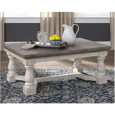 Havalance Gray and White Coffee Table