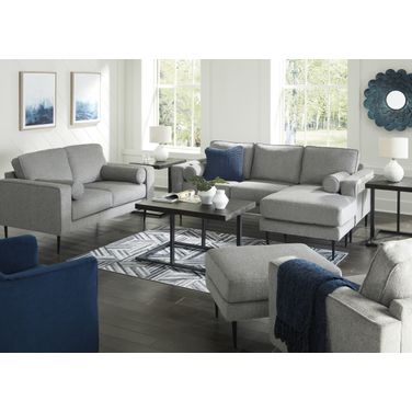 Hazela Charcoal Living Room Set