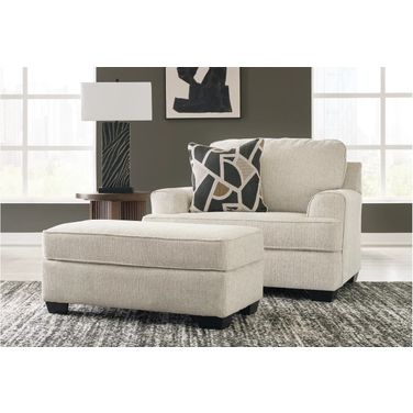 Heartcort Oversized Chair and Ottoman
