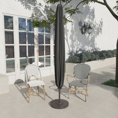 Heavy Duty Water Resistant Cantilever Patio Umbrella Cover In Beige