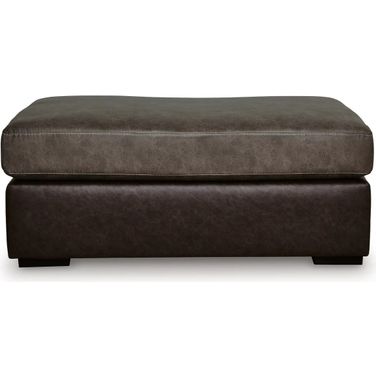 Helson Oversized Accent Ottoman In Fossil