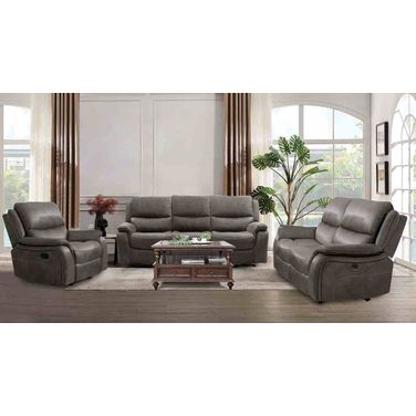 Henricus Living Room Set In Dark Gray