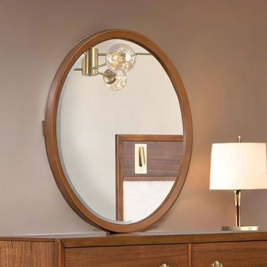 Hepburne Mirror In Walnut