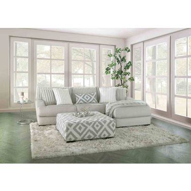 Hermance Sectional In Gray