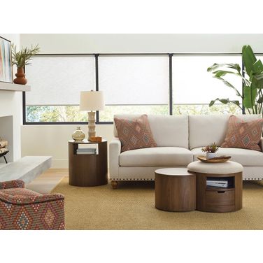 Hidden Treasures Occasional Table Set In Medium Brown