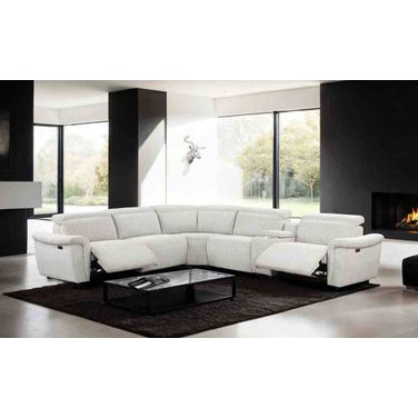 Hieronimus Power Sectional In Light Gray