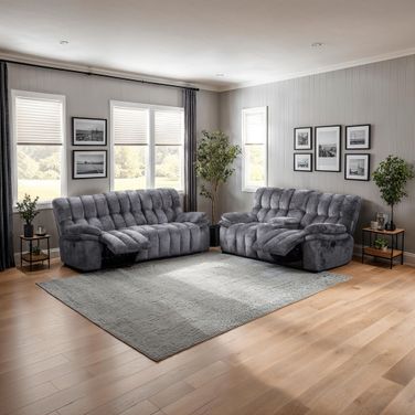 Hieronymus Manual Sofa In Dark Gray