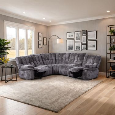 Hieronymus Power Sectional In Dark Gray