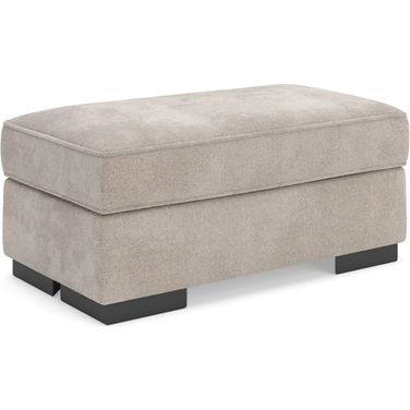 High Profile Ottoman In Taupe